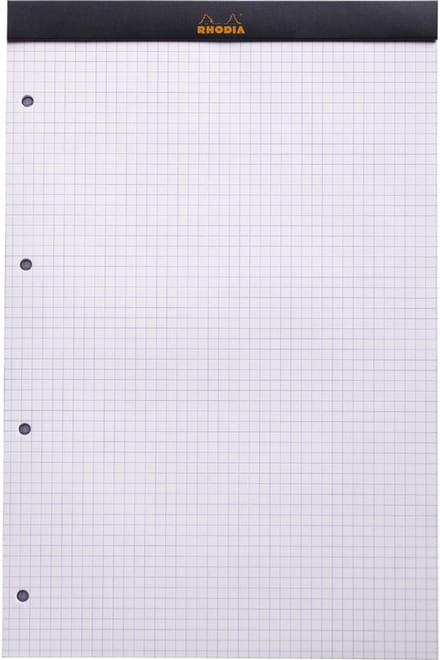 RHODIA notitieblok No. 20, DIN A4+, geruit, 3 stuks