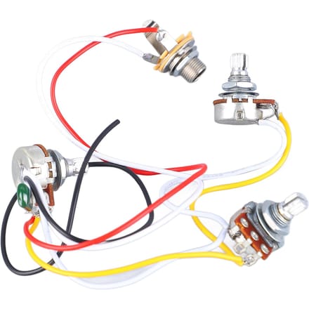 Bas Potentiometer Bedradingsset 500K Toon Volume Controller Instrument Accessoire