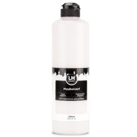 Kreativ - LM-Kreativ - Meubelverf - Waterbasis - Wit 500 ml