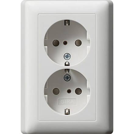 Gira wandcontactdoos systeem 55 (WCD-schakelmateriaal) - 078327 - E2FX6