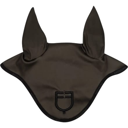 Korte muts van technische stof met logo Equestro