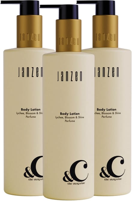 JANZEN Body Lotion &C Lychee Blossom & Shine 3-pack