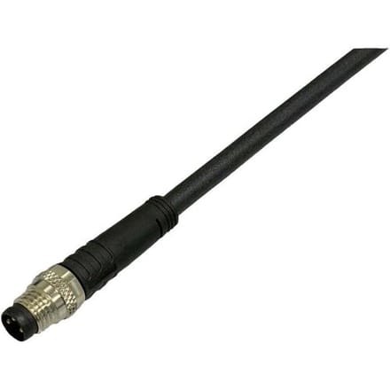BKL Electronic 2700019 Sensor/actuator aansluitkabel M8 Aantal polen (sensoren): 3 Stekker, recht 5 m 1 stuk(s)