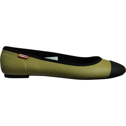 Hunter Origineel Ballet Dames Olijf Schoenen