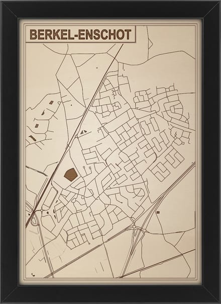 Decoratief Beeld - Houten Van Berkel-enschot - Hout - Bekroned - Bruin - 21 X 30 Cm