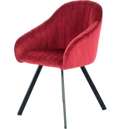 Set van 2 eetkamerstoelen Jules velvet | Hearthome & Living