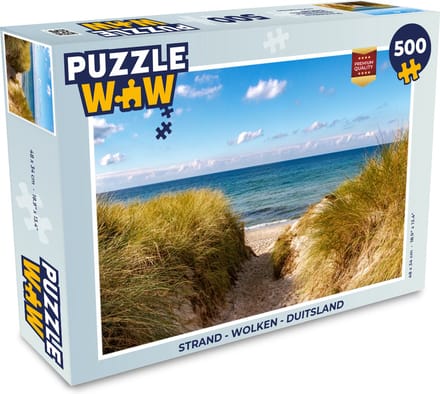 Puzzel Strand - Wolken - Duitsland - Legpuzzel - Puzzel 500 stukjes