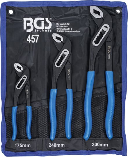 BGS Waterpomptangenset 3-delig
