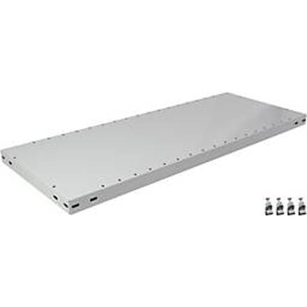 SCHULTE Lagertechnik MULTIPlus 250 extra legbord, 1000x 300mm, rand 40 mm, met 4 legbordsteunen