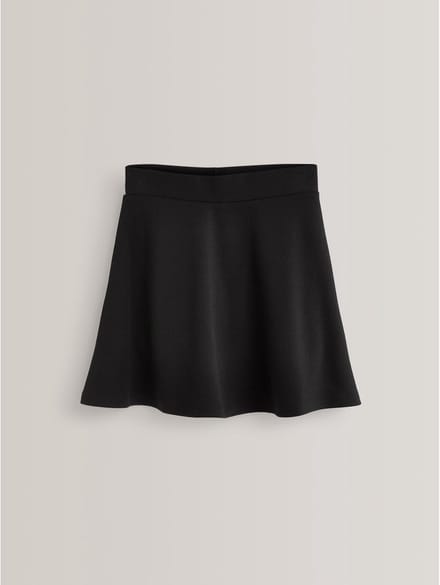 Next - Meisjes - Aantrekskirt voor school met jersey stretch - Grijs
