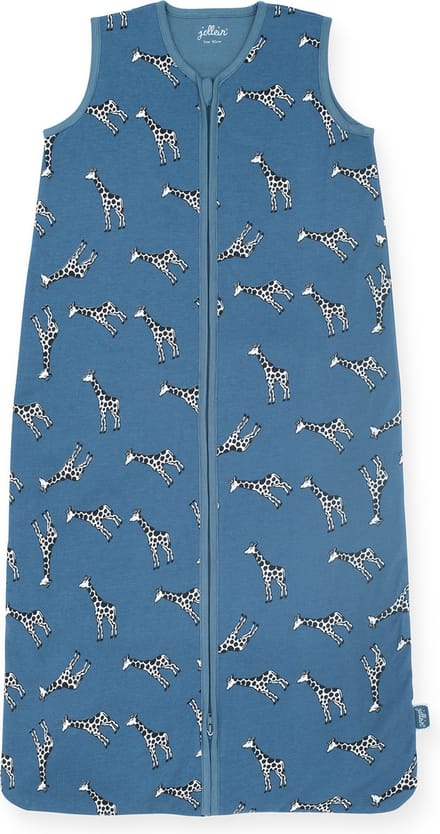 Jollein Zomerslaapzak Baby Jersey 70cm Giraffe - Jeans Blue