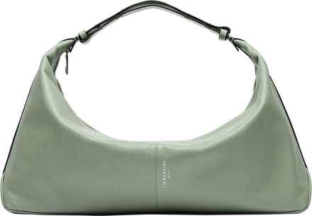 LIEBESKIND BERLIN Leren Schoudertas Paris 4 Small Pebble Hobo Bag Opal Green Kaki