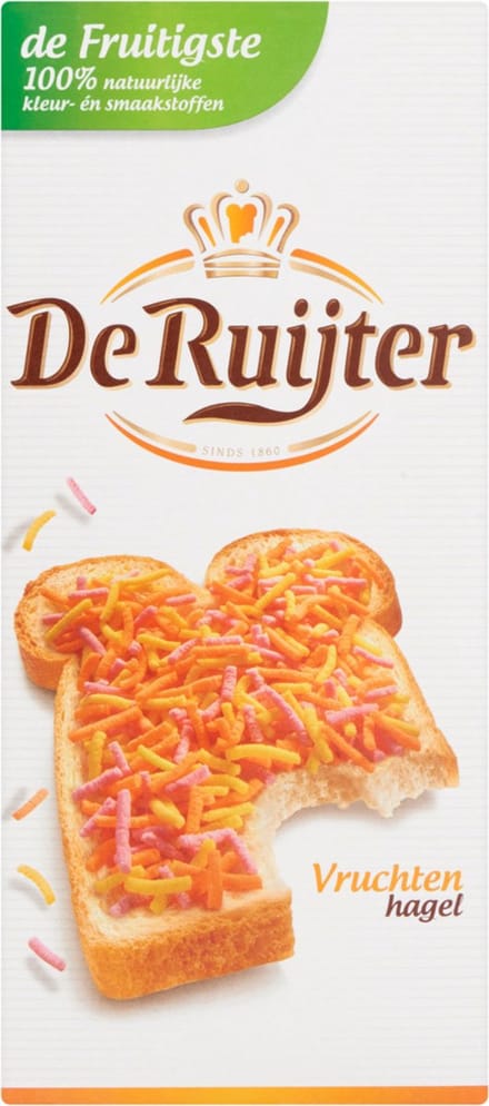 De Ruijter - Vruchten Hagelslag - 16 x 400 gram