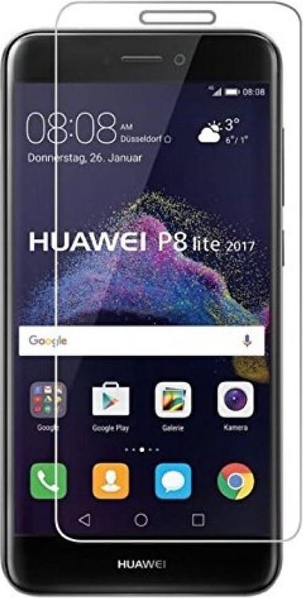 Screenprotector geschikt voor Huawei P8 (2017) - Tempered Glass Screenprotector Transparant 2,5D 9H (Gehard Glas)