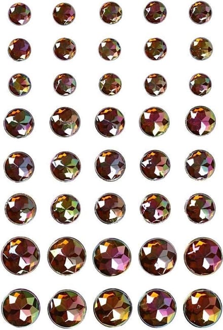 Vivi Gade Strasstenen Bruin 6 + 8 + 10 Mm 40 Stuks