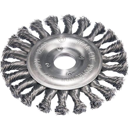 KS Tools 340.0046 Roestvrij stalen draadborstel 0,5 mm, Ø 115 mm