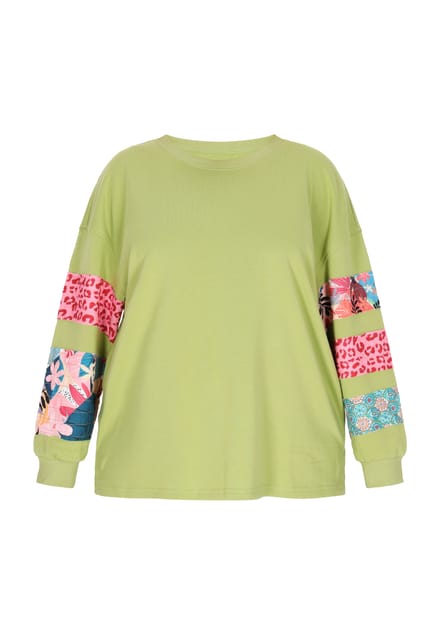 IZIA Plussize sweatshirt vrouwen Groen