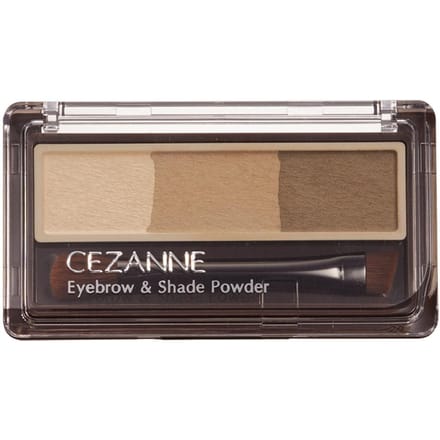 CEZANNE - Eyebrow & Shade Powder 02 Natural Brown