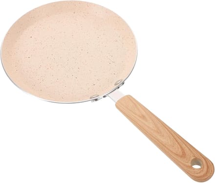 Koekenpan - Platte pan - Pannenkoeken Bakken - Antiaanbaklaag - 33.7 cm - Khaki
