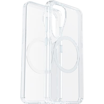 OtterBox Symmetry Clear Backcover MagSafe voor de Samsung Galaxy S25 - Transparant