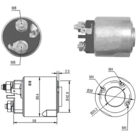 Magneetschakelaar, starter MEAT & DORIA 46160