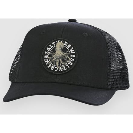 Salty Crew Tentacles Retro Trucker Pet Zwart Man,Vrouw