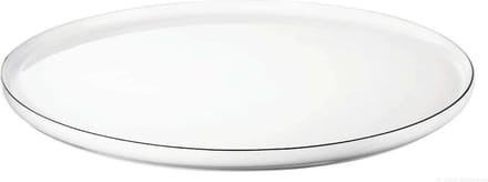 ASA Selection | Dessert Bord | Oco Ligne Noire | Rond | Porselein | Wit | 21CM