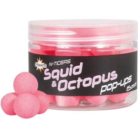 Drijvende boilies Dynamite Baits N-ticers Squid & Octo 15MM