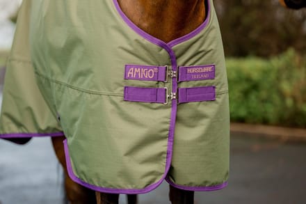 Horseware Deken Horseware Amigo Hero Plus Med 200gr Pony Groen - 90/137