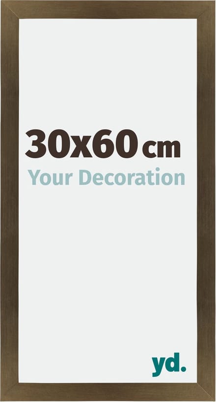 Your Decoration - Fotolijst 30x60 cm - MDF - Brons Decor - Mura