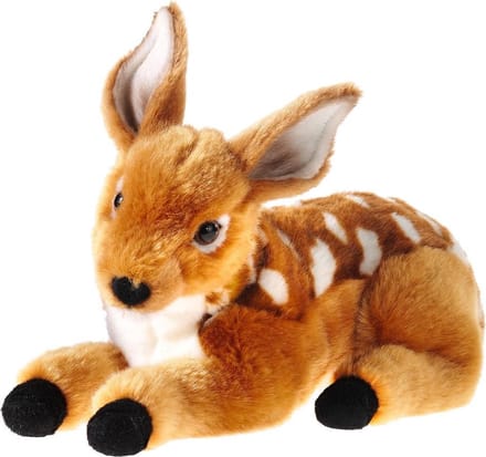 Heunec hert pluche knuffel bruin 25 cm speelgoed.