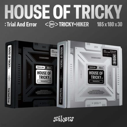 xikers 3E MINI-ALBUM HUIS VAN TRICKY Trial And Error HIKER Ver black