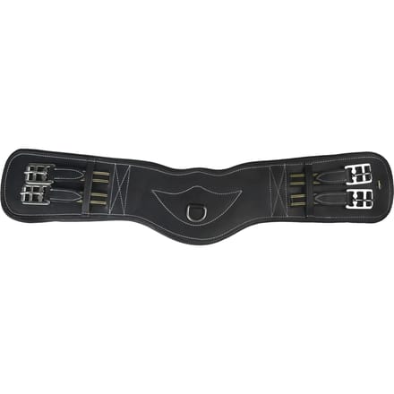 Horka Dressuursingel Leer Zwart-zilver - 75
