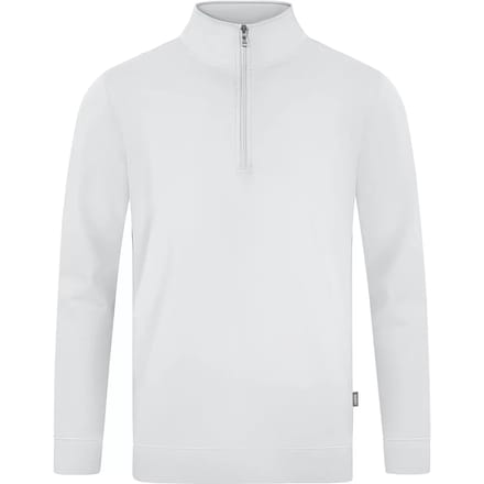 Jako Doubletex Ziptop Heren - Wit | Maat: M