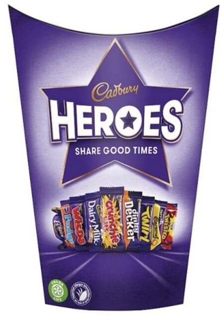 Cadbury Heroes Chocolade Assortiment Geschenkdoos - 290 g