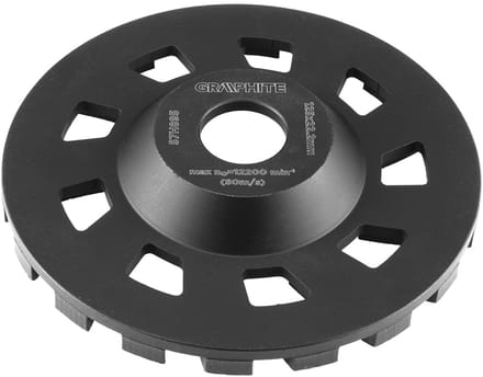 Graphite Serieel - Diamantslijpschijf - 125 mm - Segment C - Voor Beton en Steen