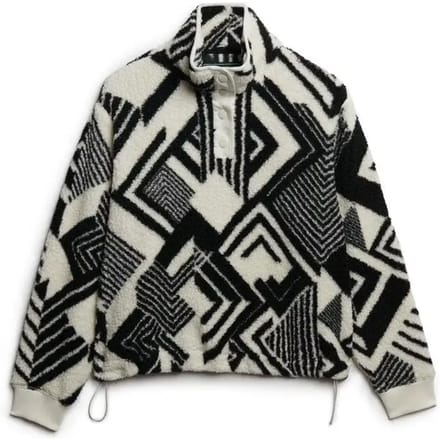 Damessweatshirt met halve rits Superdry Super Soft