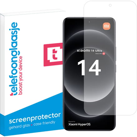 Xiaomi 14 Ultra screenprotector gehard glas