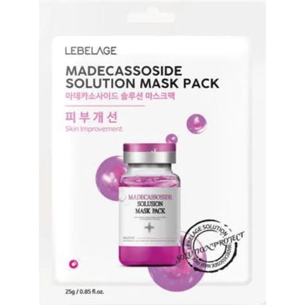 Lebelage Masque facial en solution 15 types 25 g (50 options) Madecassoside 10PCS