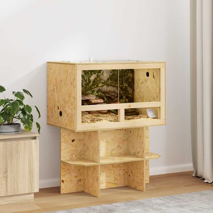 vidaXL Terrarium Bruin 80 x 50 x 50 cm OSB