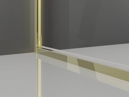 Mexen Exo open douchecabine 70 x 70 , transparant, chroom - 817-070-070-01-00