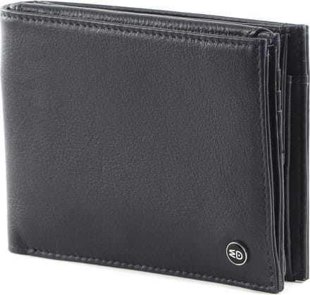 MANDARINA DUCK Leren Portemonnee Downtown Wallet Navy Donkerblauw
