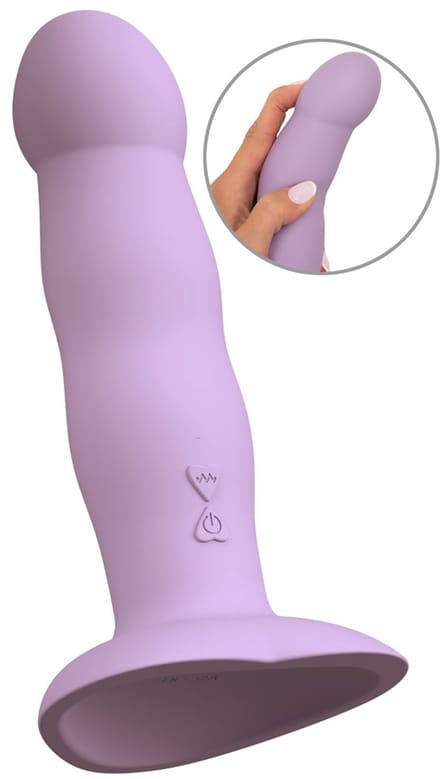 Heart Guy Purple Vibrator Lila