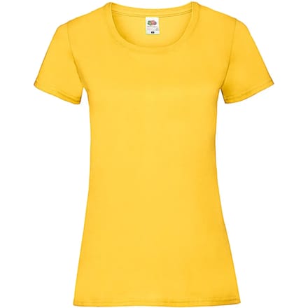Dames-T-shirt Fruit of the Loom Valueweight