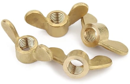 Koperen vleugelmoeren M3-M12 - Set van 3, ideaal voor bevestigen en montage toepassingen