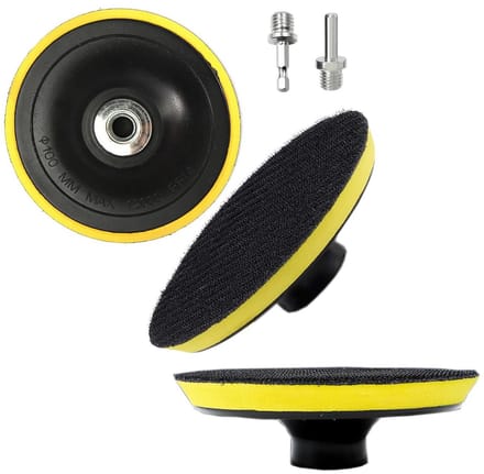 3-Delige Polijstschijven 100mm met M14 Schroefdraadadapter