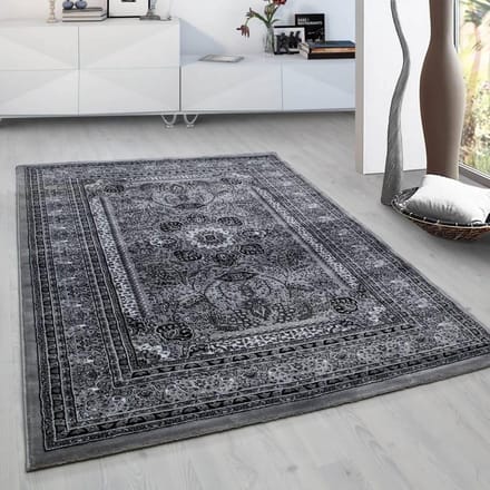 Flycarpets Marrakesh Klassiek Vloerkleed - 80x150cm - Grijs