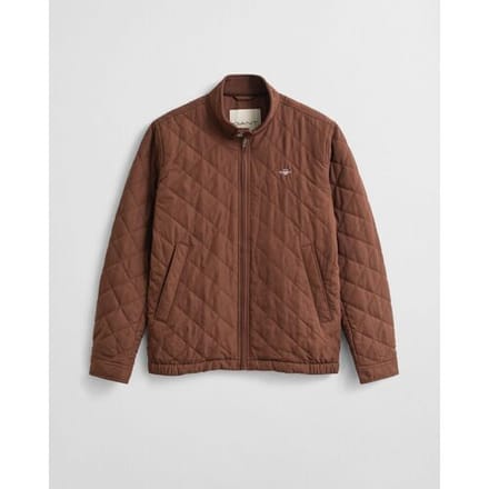 Gant Jack Quilted Windcheater Mahogany Brown / male