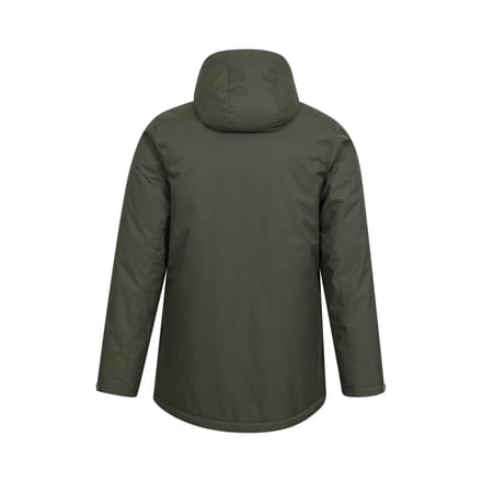 Mountain Warehouse Heren Ranger gewatteerde parka (Kaki Groen)