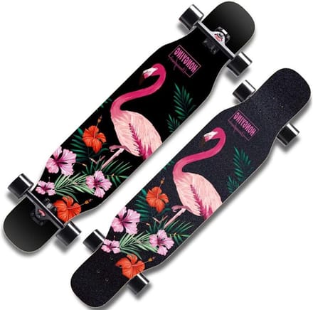 Longboard Cruiser - Dance Board - Outdoor Freeride - 7 Laags Esdoorn Dek - 42 Inch - Design 4